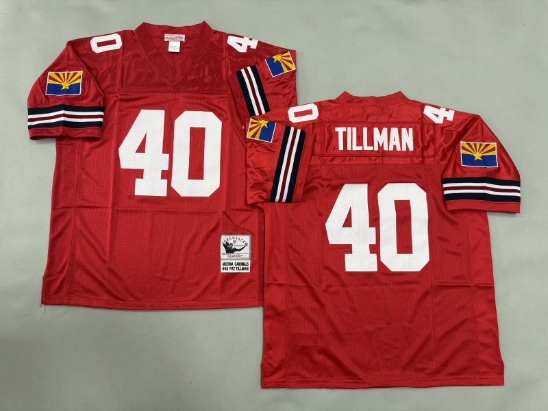 Men 2025 Arizona Cardinals #40 Tillman red Throwback Limited NFL Jersey style 001->cincinnati bengals->NFL Jersey